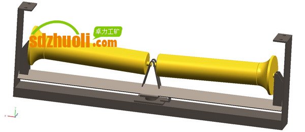 下調心摩擦托輥
